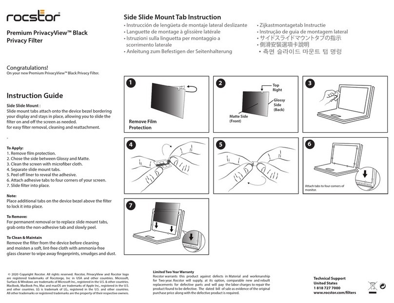 Rocstor PrivacyView Manual