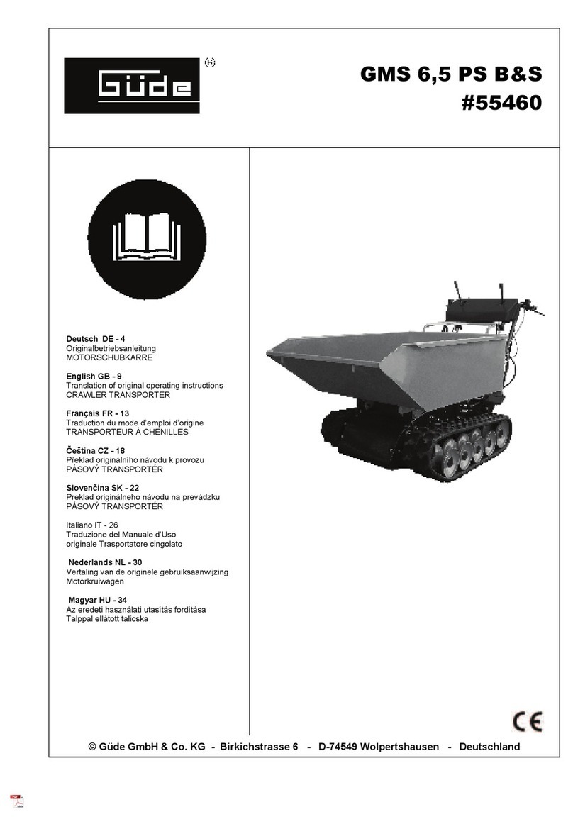 GÜDE GMS 6,5 PS B&S Translation of original operating instructions
