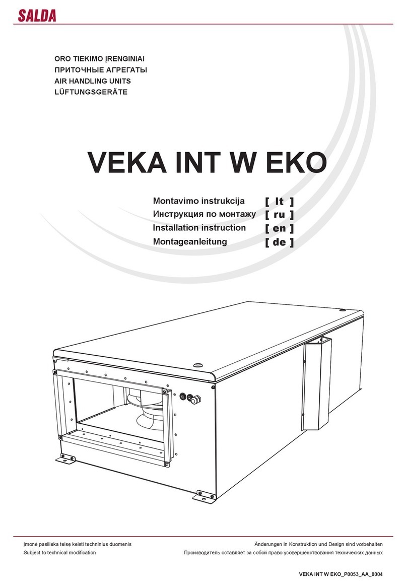 Salda VEKA INT W EKO Installation instruction Salda VEKA INT W EKO Installation instruction
