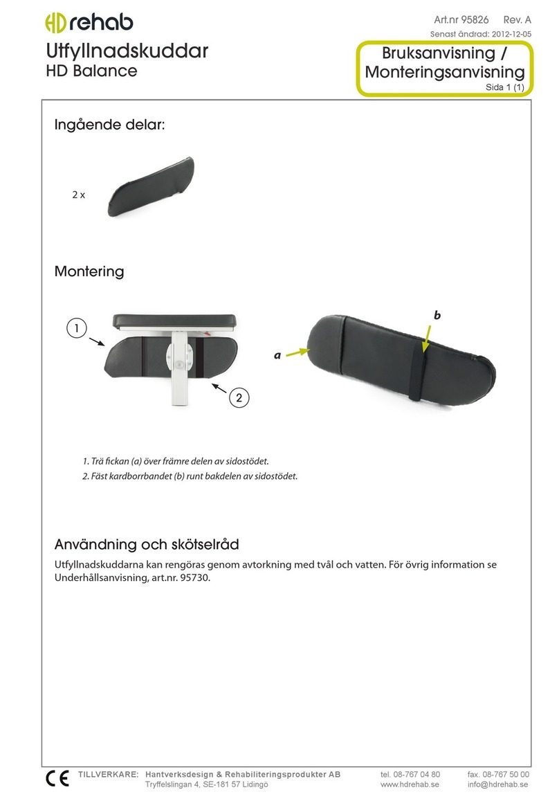 Rehab HD Balance User manual Rehab HD Balance User manual