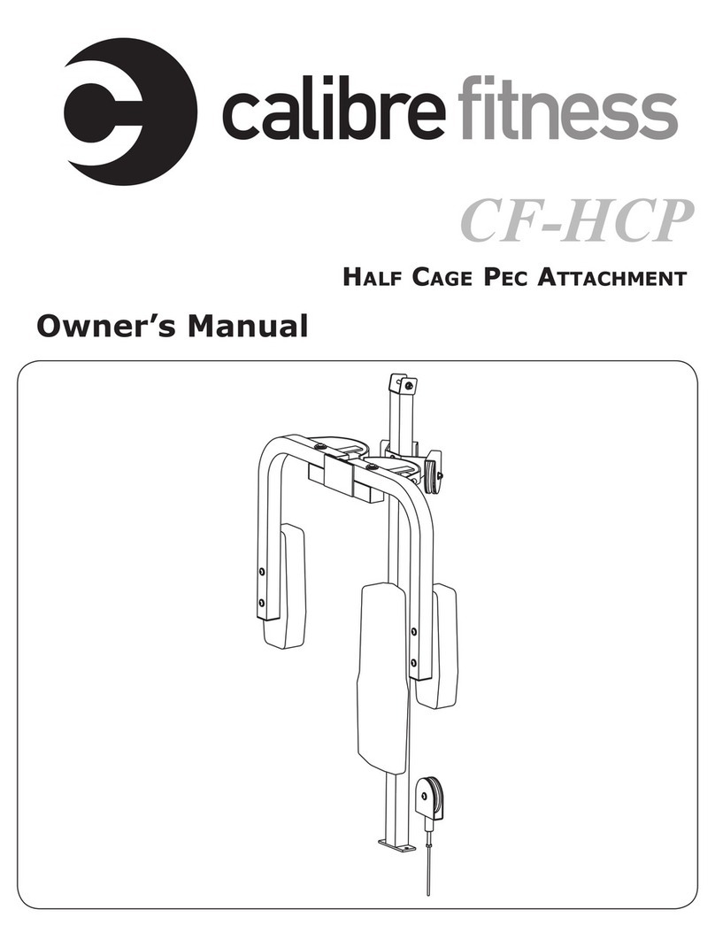 Calibre Fitness CF-HCP owner's manual