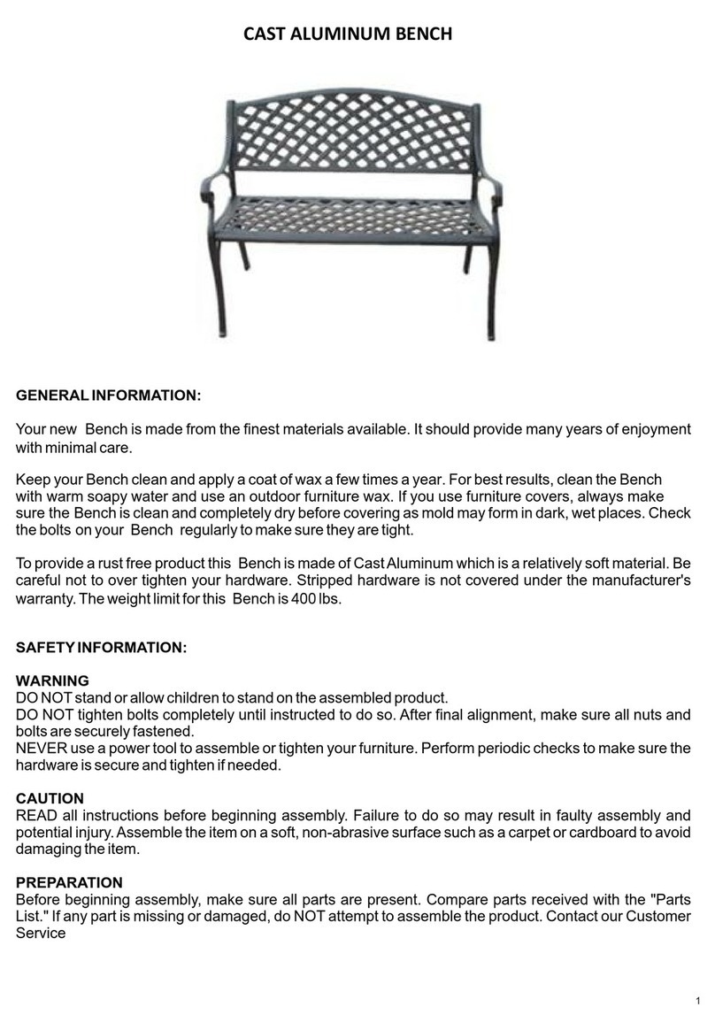 Patioflare PF-BB263 Assembly instructions