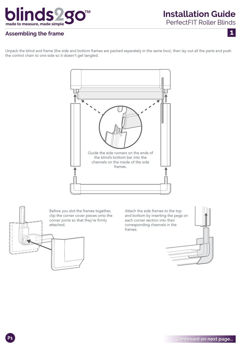 BLINDS2GO PerfectFIT installation guide