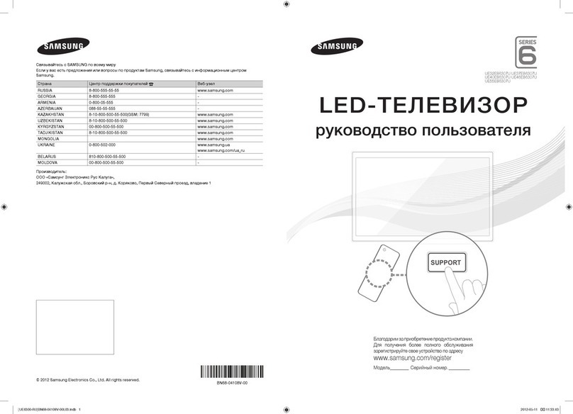 Samsung UE32ES6307U manual