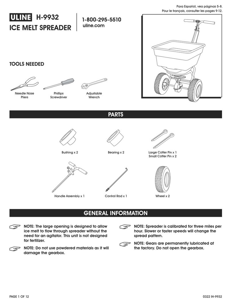 U-Line H-9932 User manual
