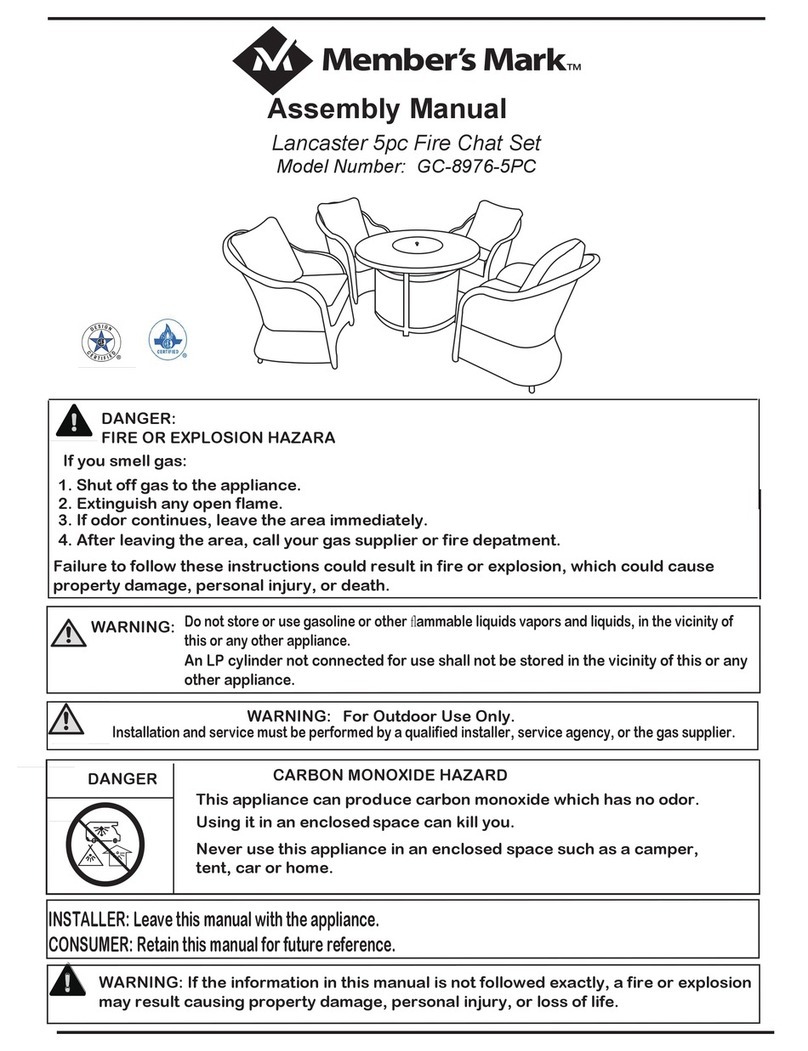 Members Mark Lancaster GC-8976-5PC User manual Members Mark Lancaster GC-8976-5PC User manual