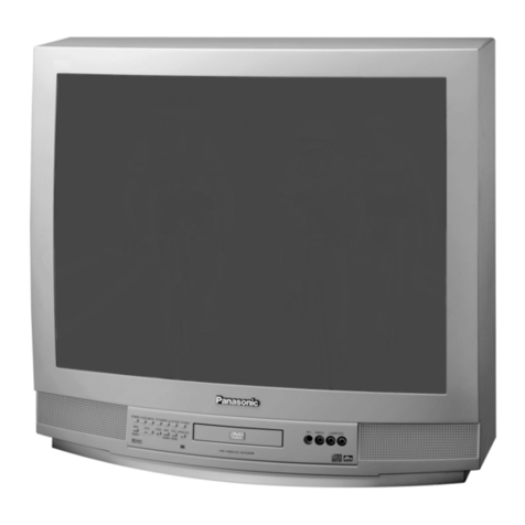 Panasonic CT27DC50B - 27" TV/DVD COMBO User manual