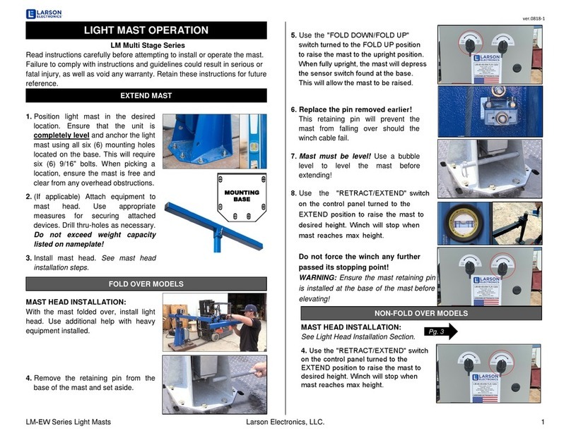 Larson Electronics LM Multi Stage Series User manual