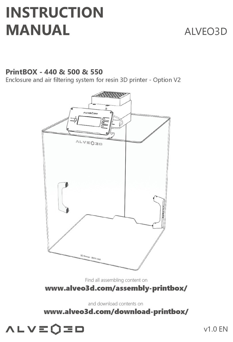 ALVEO3D PrintBOX-440 instruction manual