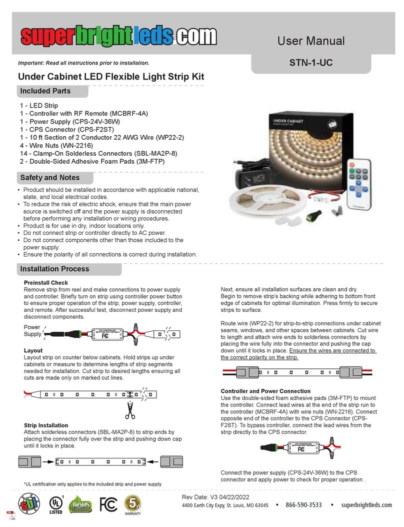 superbrightleds STN-1-UC User manual superbrightleds STN-1-UC User manual