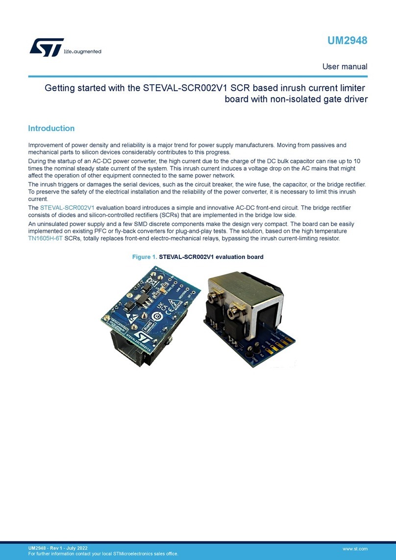 ST STEVAL-SCR002V1 User manual
