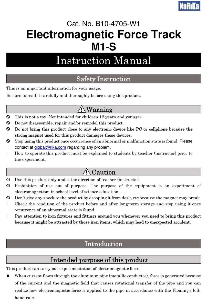 NARIKA M1-S instruction manual