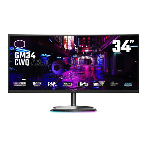 Cooler Master GM34-CWQ ARGB User manual