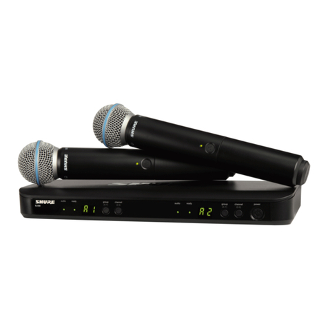 Shure BLX288/B58 Online user's guide