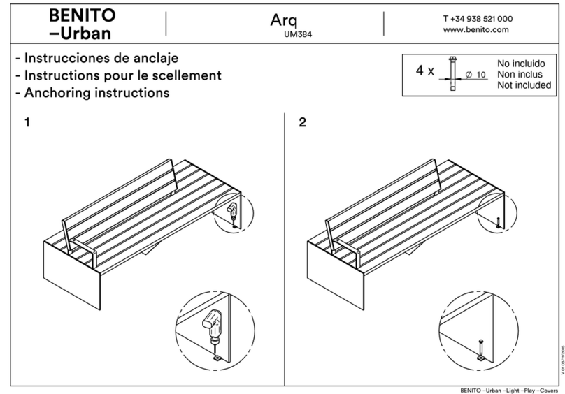 BENITO Arq UM384 Installation instructions BENITO Arq UM384 Installation instructions