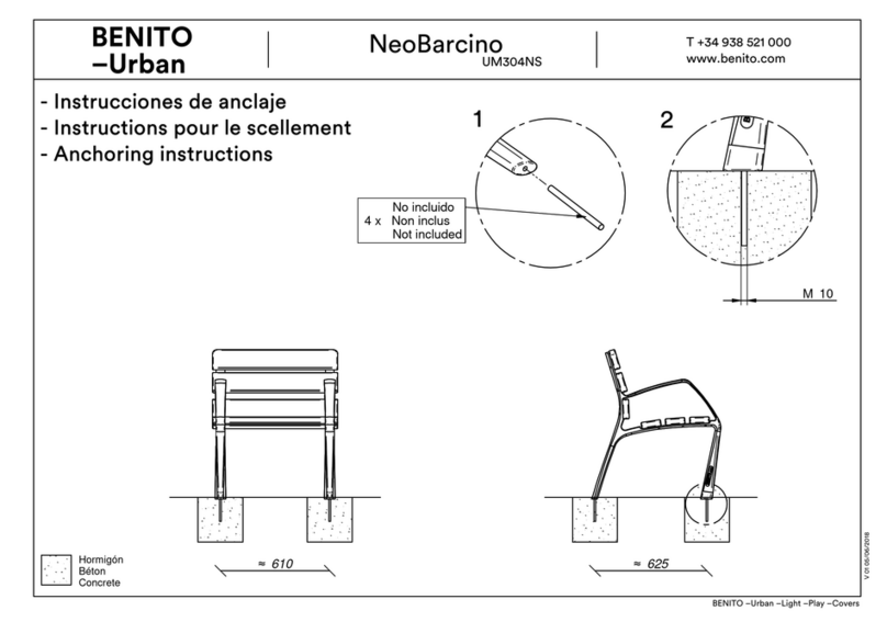 BENITO NeoBarcino UM304NS Installation instructions BENITO NeoBarcino UM304NS Installation instructions