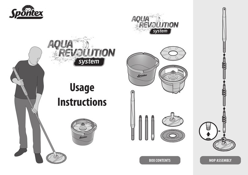 Spontex AQUA REVOLUTION Usage instructions