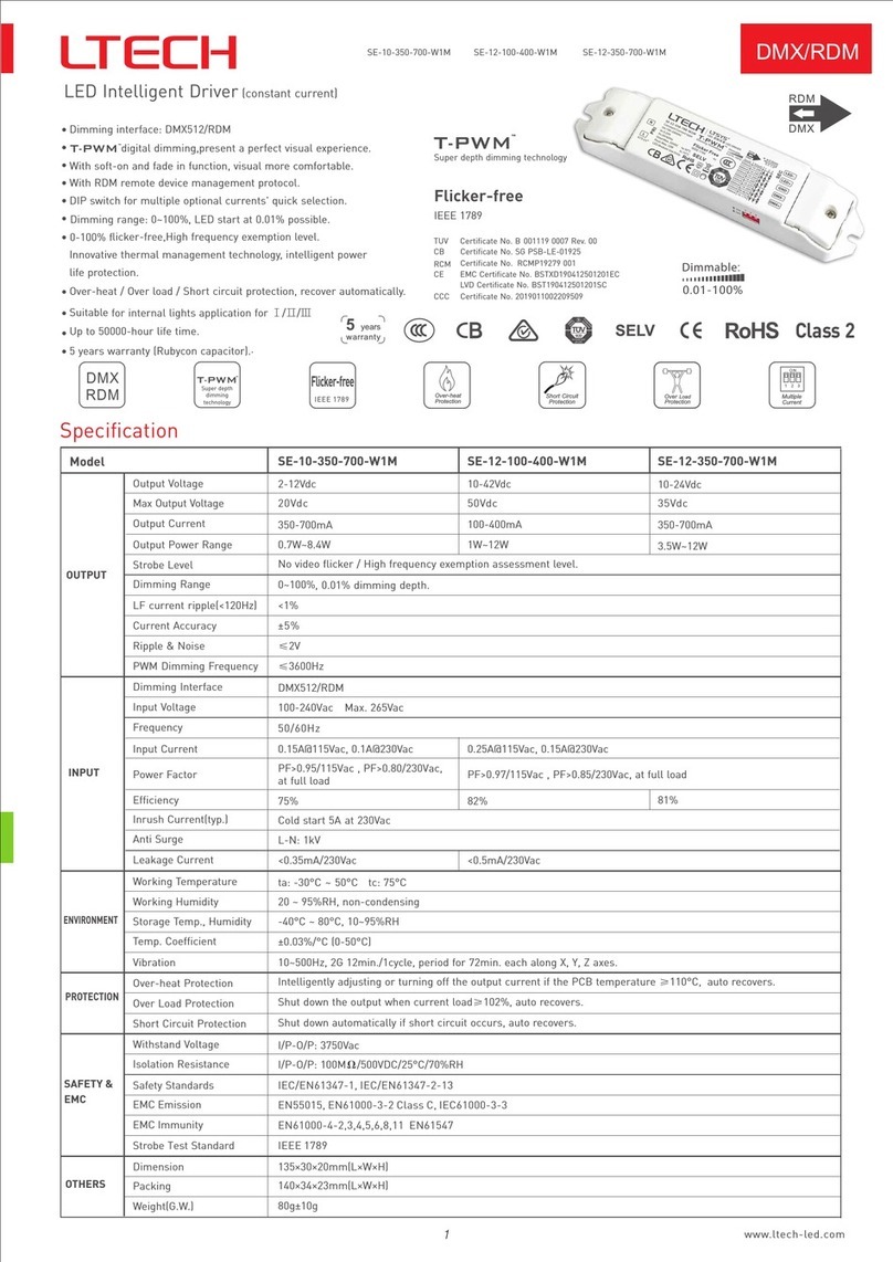 Ltech SE-10-350-700-W1M manual