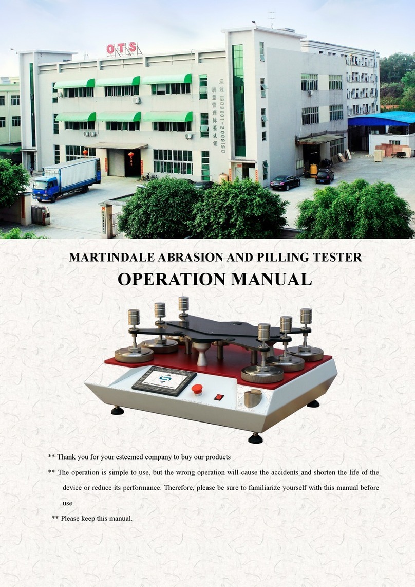 Dongguan Xin Bao Instrument SBT401 Operation manual