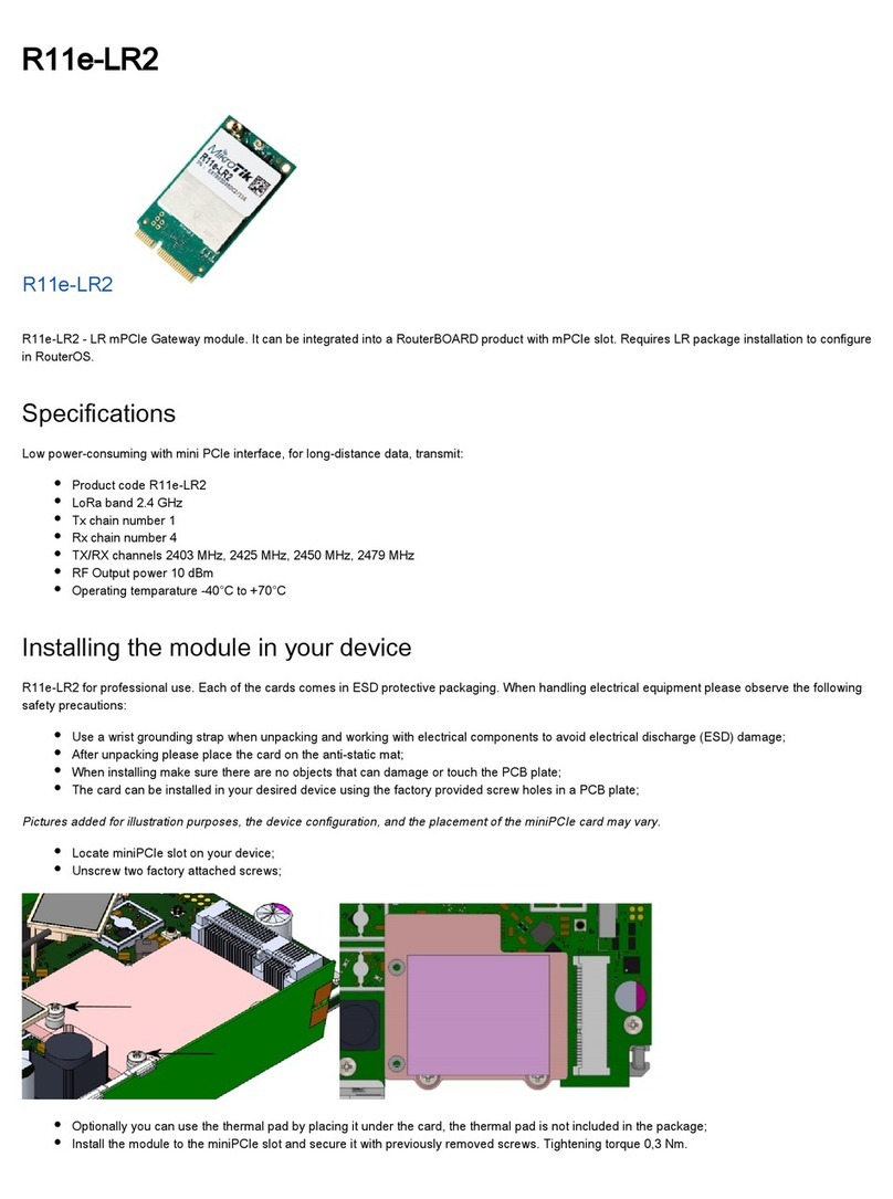 MikroTik R11e-LR2 User manual