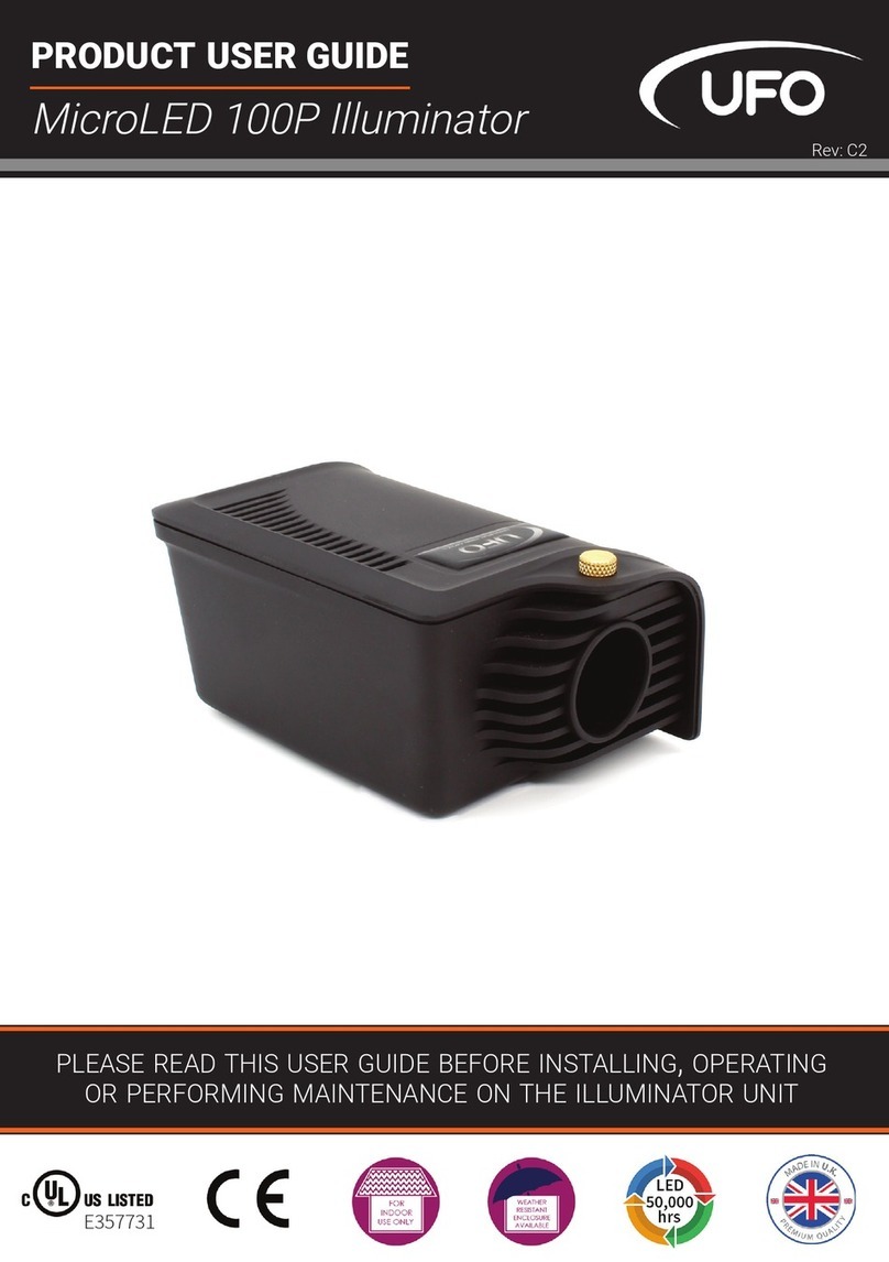 UFO MicroLED 100P Series Specification sheet