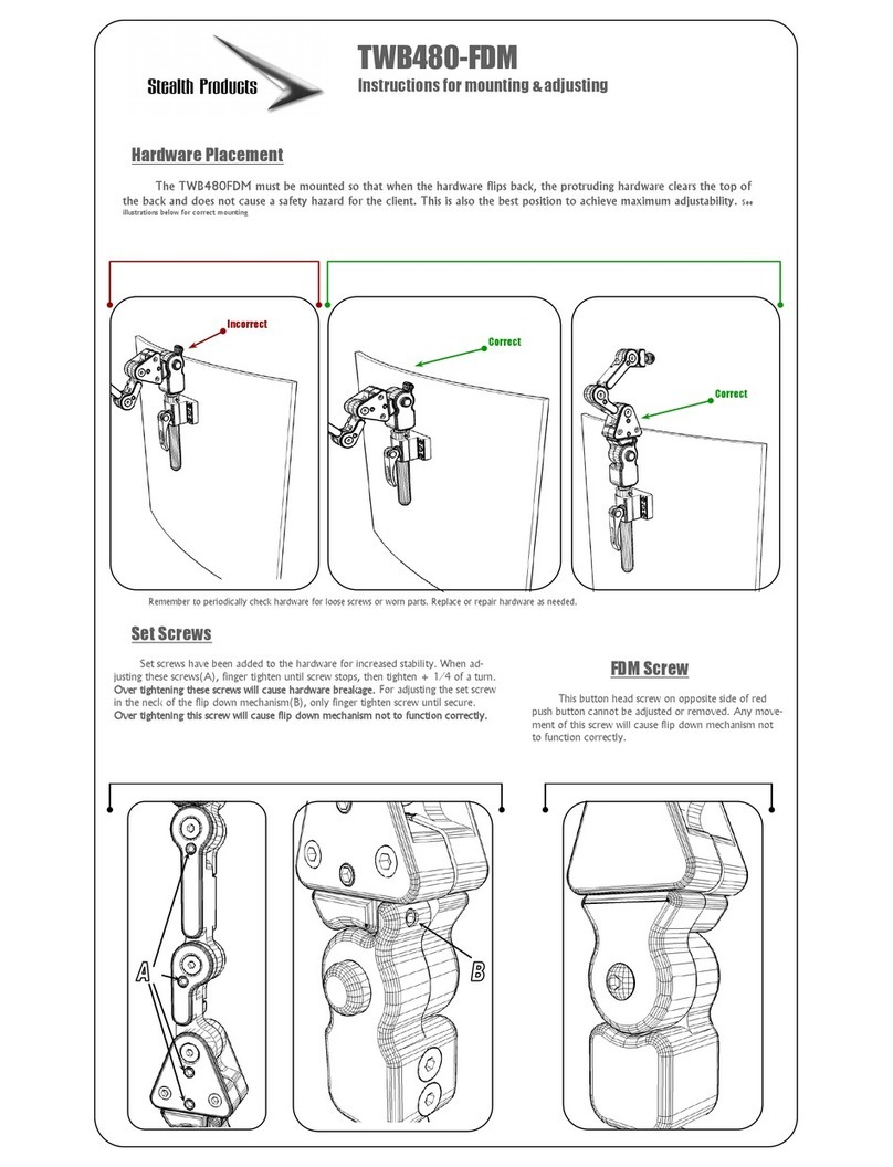 Stealth Products TWB480-FDM User manual