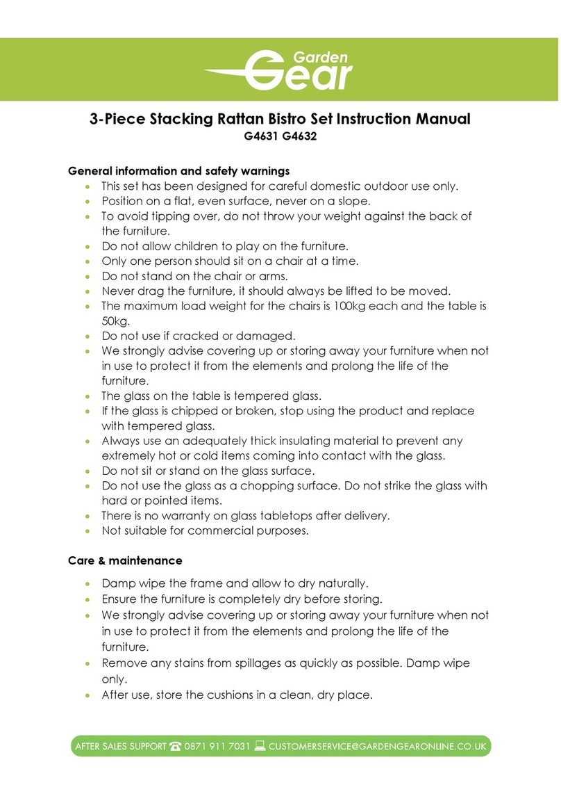 Garden Gear G4631 instruction manual
