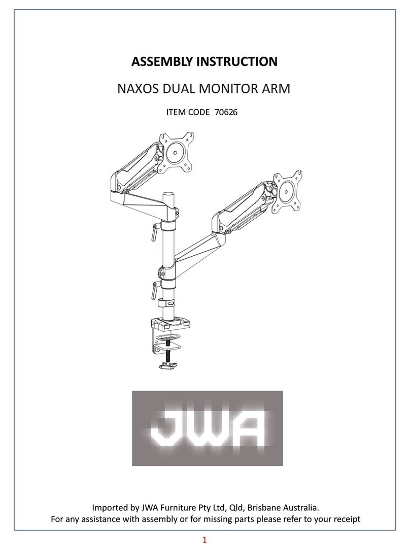 JWA NAXOS 70626 Assembly instructions