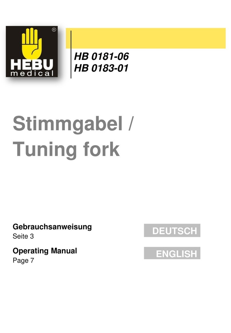 HEBU medical HB 0181-06 operating manual HEBU medical HB 0181-06 operating manual