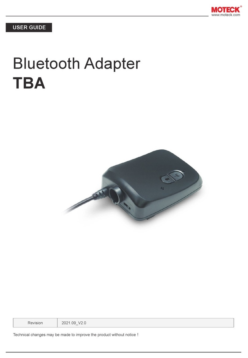 MOTECK TBA user guide