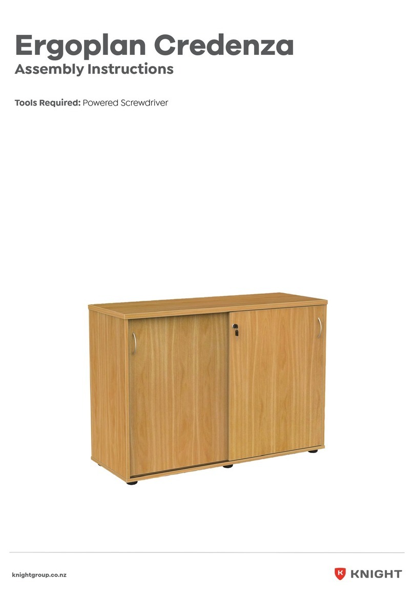 Knight Ergoplan Credenza Assembly instructions