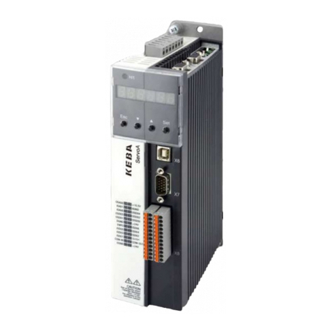 Keba ServoA SA52.075 Operation manual