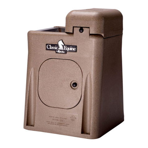 Ritchie Classic Equine ULTRAFOUNT ES1 installation instructions Ritchie Classic Equine ULTRAFOUNT ES1 installation instructions