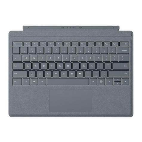 Microsoft Surface Pro Signature Keyboard User manual