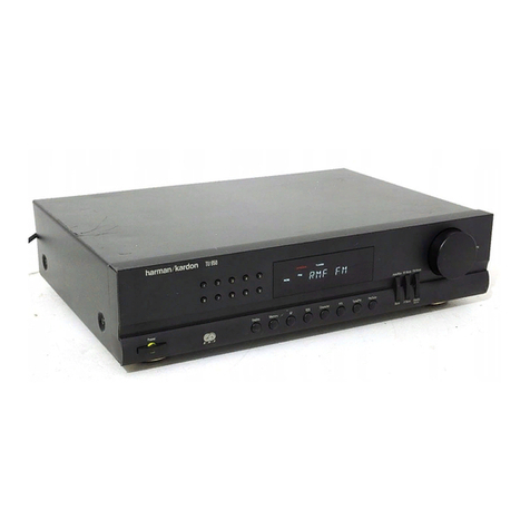 Harman Kardon TU950 User manual Harman Kardon TU950 User manual