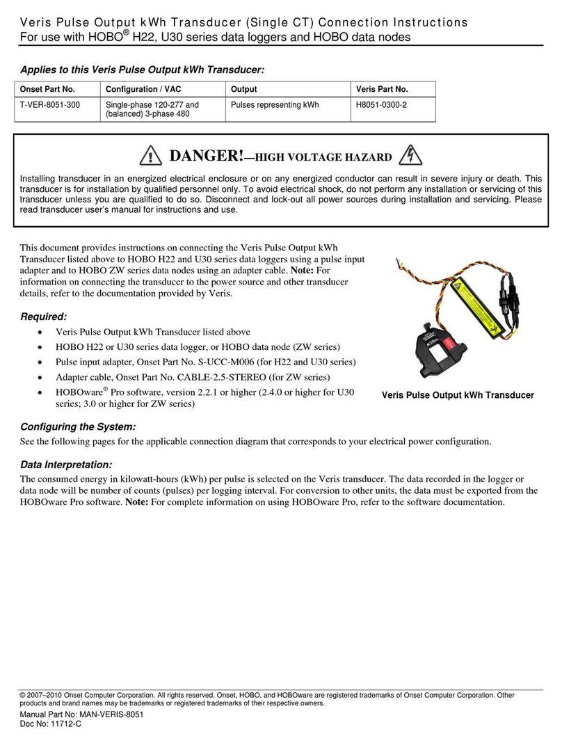 Onset Computer Corporation T-VER-8051-300 instructions