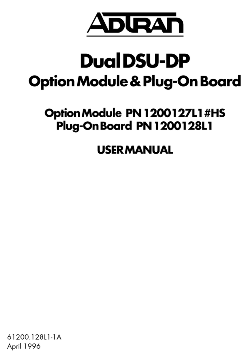ADTRAN 1200127L1 user manual