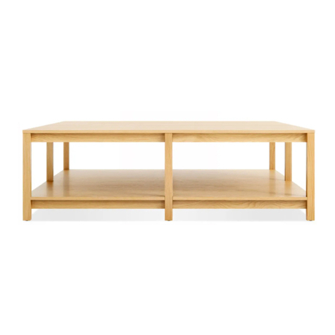 BluDot Open Plan Coffee Table User manual