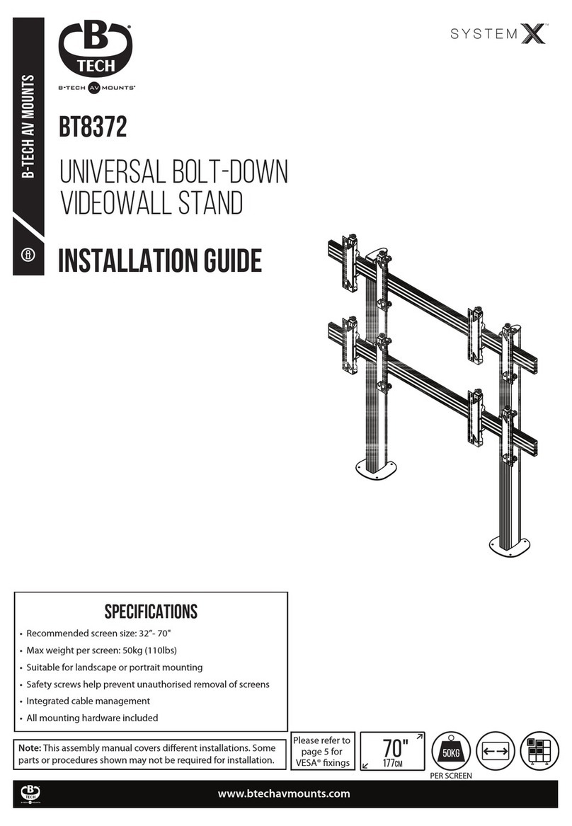 B-Tech SYSTEM X BT8372 installation guide