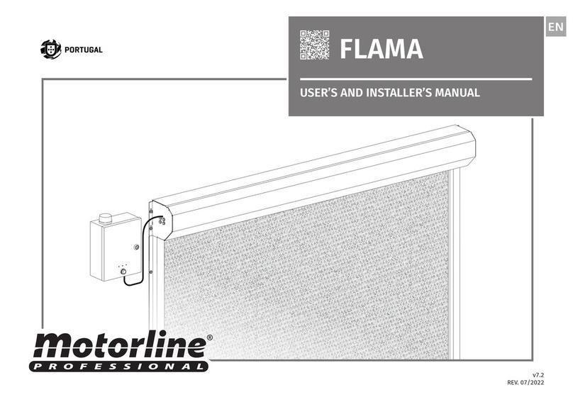 Motorline professional FLAMA User's and installer's manual