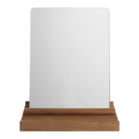 BluDot Furrow Table Mirror User manual
