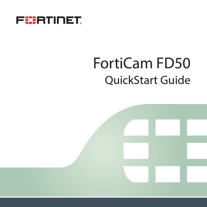 Fortinet FortiCam FD50 quick start guide