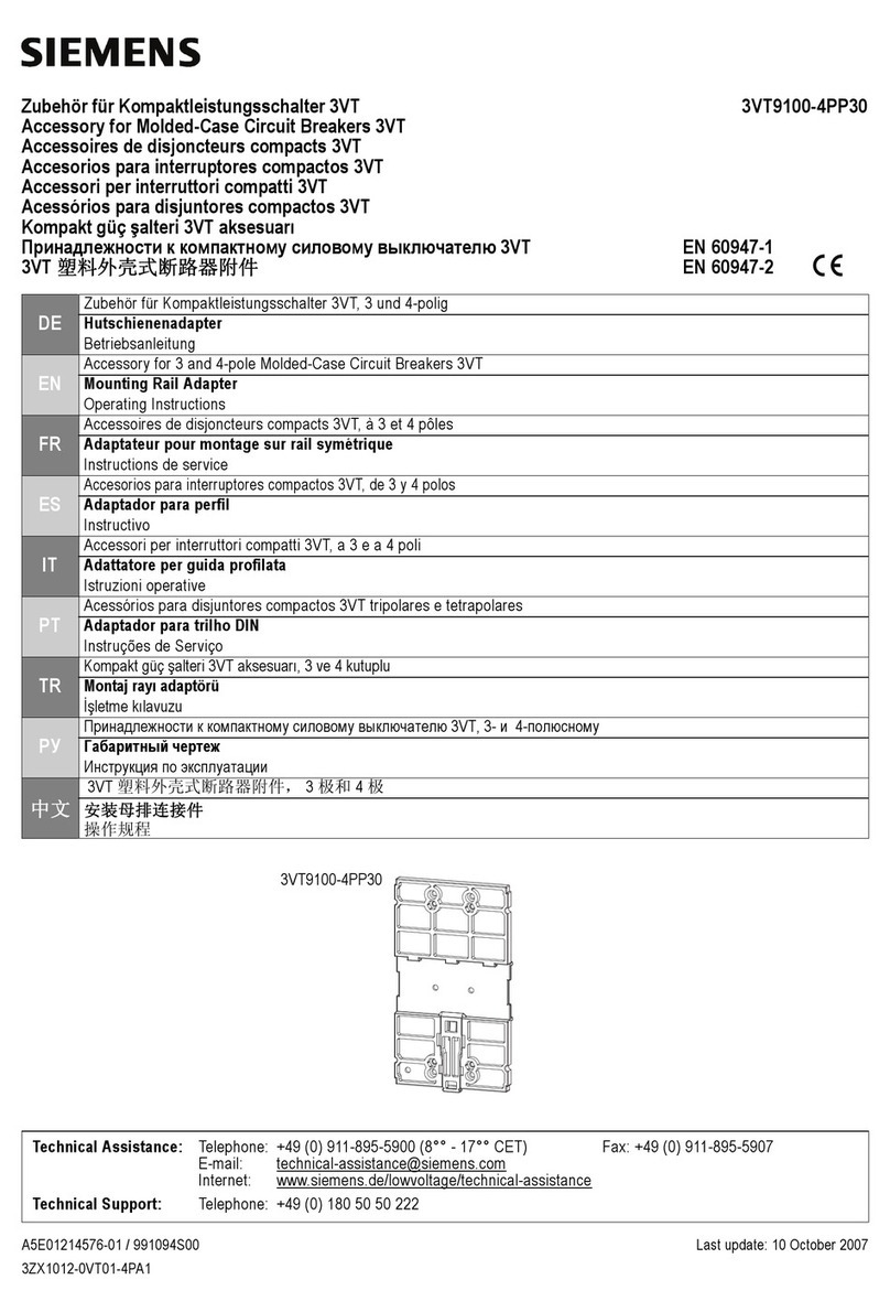 Siemens 3VT9100-4PP30 User manual