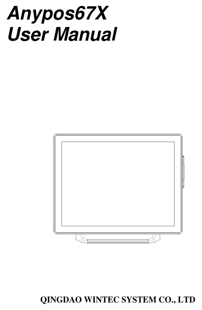 Wintec Anypos67X User manual