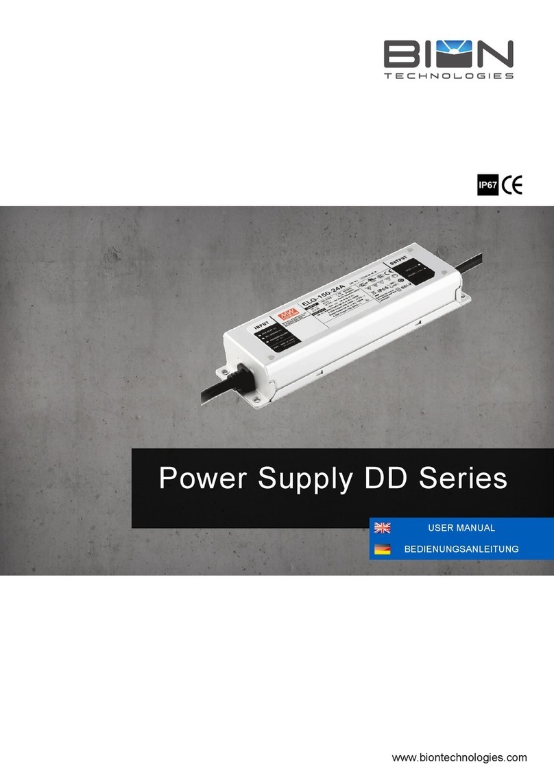 BION TECHNOLOGIES DD Series user manual
