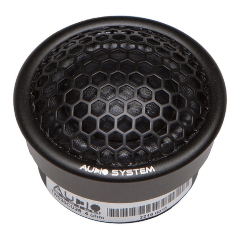 Audiosystem HS30 PHASE EVO User manual