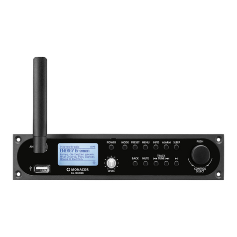 Monacor PA-1200IRD User manual