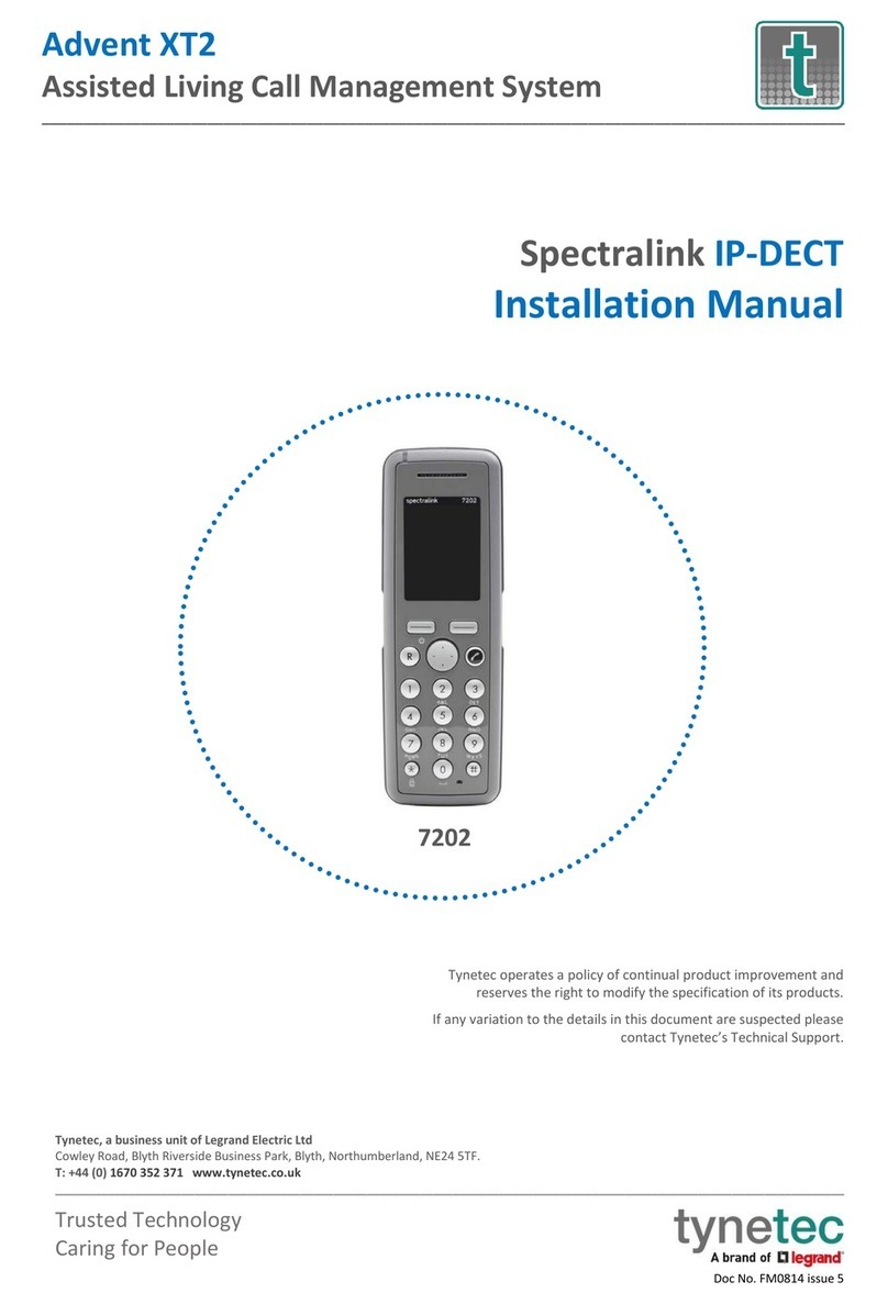 LEGRAND Tynetec Advent XT2 installation manual