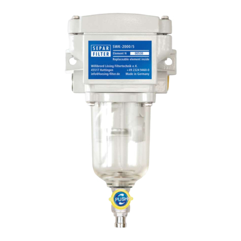 Separ Filter SWK-2000 Servicing manual