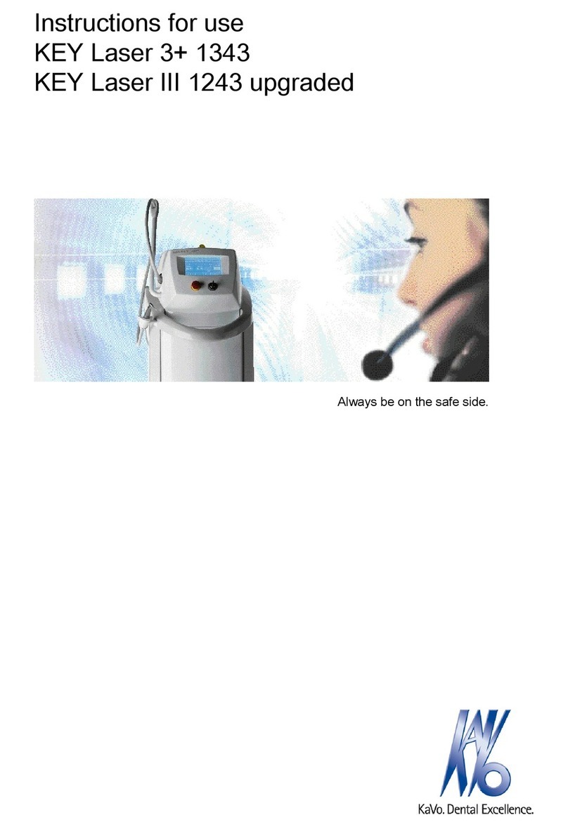 KaVo KEY Laser 3+ 1343 User manual